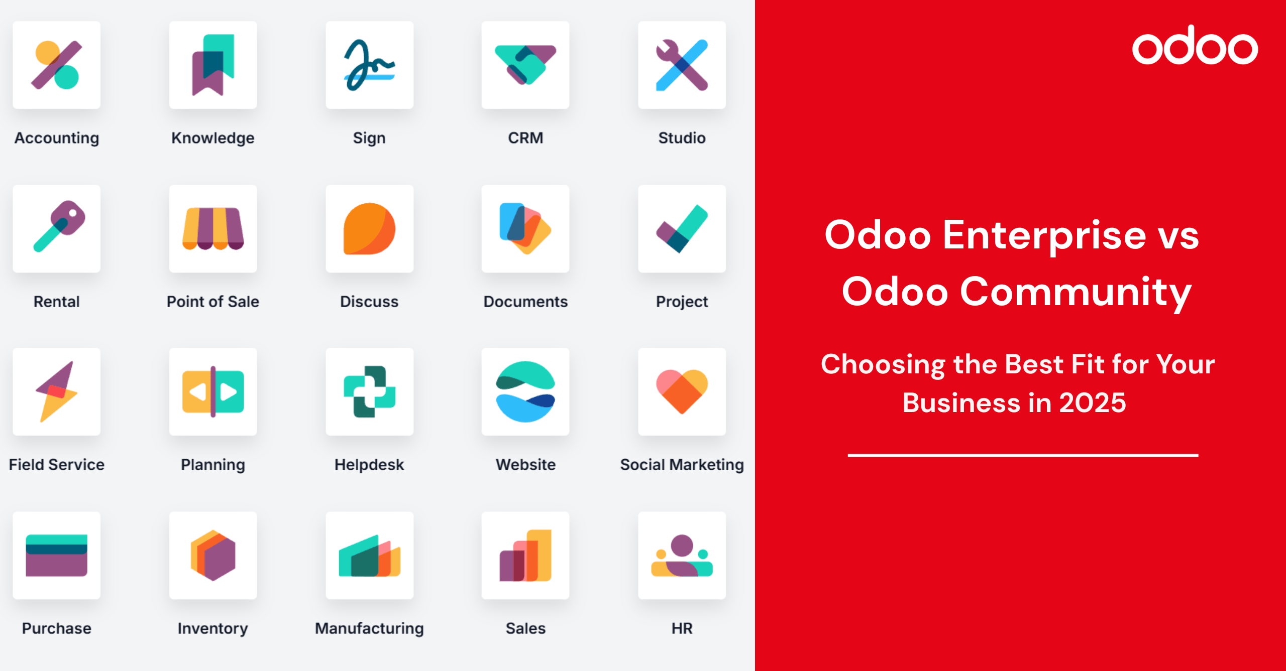 Odoo Enterprise vs Odoo Community